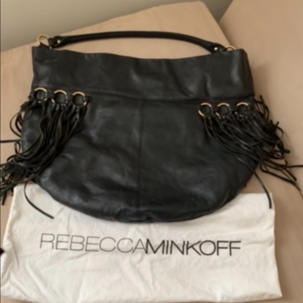 Rebecca Minkoff Fringe hobo leather   Bag